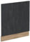 Vicco façade R-Line, Béton Noir/Chêne de Force doré, 60 cm sans Plan de Travail