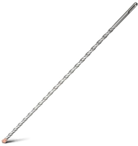 HSAWBIT Broca de mampostería SDS de 12 mm x 500 mm de largo, punta de carburo de tungsteno, vástago SDS Plus, para pared, piedra, hormigón y ladrillos