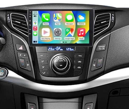 ACAVICA 4+64GB Autoradio Android 15 für Hyundai i40 2011-2019 Low-end Version mit Kabelloses CarPlay Android Auto Navi Radio, 9 Zoll Bildschirm Display mit Bluetooth, RDS/FM GPS WiFi