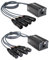 Jrifedptry 1 par XLR macho/hembra de 4 canales Snake 3Pin XLR/a Ethercon RJ45 Cat5/Cat6 Ethernet extensor negro