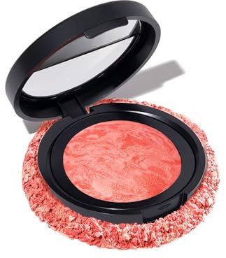 LAURA GELLER NEW YORK Baked Blush-n-Brighten Marmoriertes Rouge für Wangen – Kirschpudding – natürliches Finish – baubare Farbe