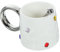 CONGARTENO Tazza con Mug per Latte e Tè Adatta per Bevande Calde o Fredde Design Compatto e Resistente per Uso e Ufficio
