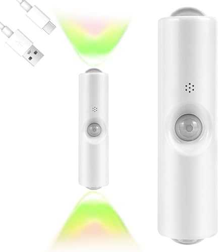 OSDUE Intelligentes LED-Nachtlicht mit Bewegungsmelder, RGB-Farbverlauf Dimmbar 7 Farben LED Nachtlicht Wiederaufladbare Kabellose Wandleuchte Magnetische Wandlampe für Wohnzimmer Balkon Treppenhaus