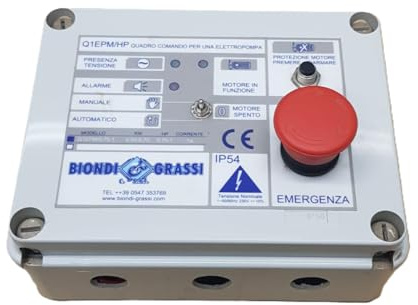 Tableau de commande 220 V pour pompe électrique Blond et Graisses