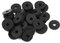 Sourcingmap Gummi-Unterlegscheiben, flach, 18 mm Außendurchmesser, 5 mm Innendurchmesser, 2 mm Dicke, für Wasserhahn-Rohr, Wasserschlauch, 50 Stück