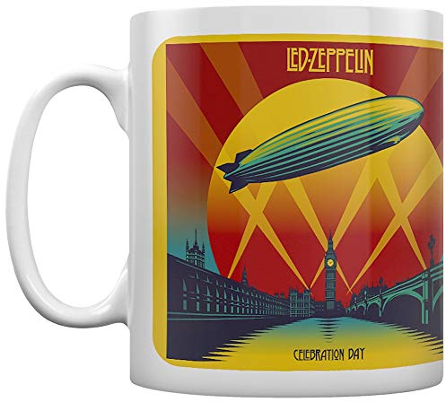 Pyramid International MG25405 LED Zeppelin (Celebration Day) Mug, Ceramica, Multicolore