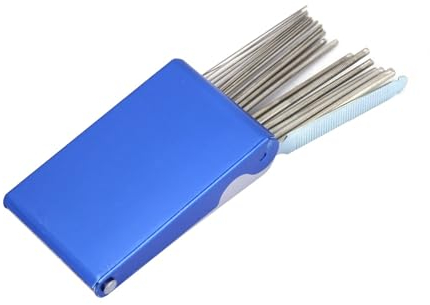 Gasschweißspitzen Düsenreiniger Feilen Set zum Löten Sauberes Schweißen Lötstifte 21tlg. Edelstahl