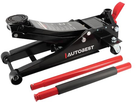 Autobest Cric Pro hydraulique Roulant surbaisse 2 tonnes Double Pompe