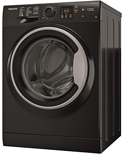 Hotpoint NSWM963CBSUK 9Kg Washing Machine with 1600 rpm - Black - A+++ Rated