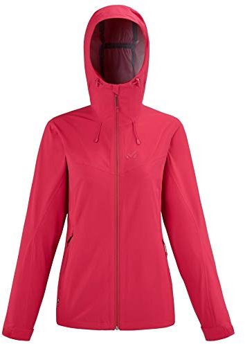 MILLET - Fitz Roy Stretch JKT W - Damen-Schutzjacke - Wasserdicht und atmungsaktiv - Bergsteigen, Wandern, Trekking, Lifestyle - Rosa