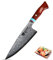 WILDMOK Cuchillo de Cocina de 21,3 cm - Cuchillo de Cocina de Damasco de Acero Inoxidable Super-Edelstahl - Hecho a Mano - para Uso en el Hogar o en la Cocina de un Restaurante