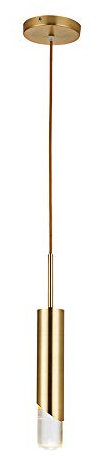 LED Indoor Pendant Light Minimalist Bedroom Bedside Cylinder Hanging Light Nordic Modern Creative Personality Simple Led Atmosphere Light Background Wall Sofa Corner,Gold