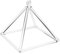 Pirámide de canto de cristal de cuarzo transparente (4 a 16 pulgadas) Instrumento musical curativo Pirámide de canto de cristal de cuarzo con estuche de transporte para meditación de sanación con soni