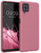 kwmobile Housse Compatible avec Samsung Galaxy A12 Coque - Housse de téléphone Protection Souple en Silicone - Rose foncé