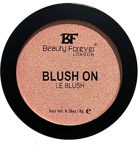 Beauty Forever Blush On, Lightweight, Shimmery Natural Matte Finish, Oil Free Suitable For All Skin Types, Cool Natural Looks Blushing Cheeks, Available in Fabulous Shades, 8gms (06 RUST)
