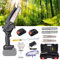 LLYLAY Mini Chainsaw,6 Inch Mini Chainsaw Cordless,One-hand Chainsaw, Electric Chainsaw,handheld Mini Chainsaw,Cordless Power Chain Saws With Security Lock (Color : Black-36V, Size : 2*Chain)