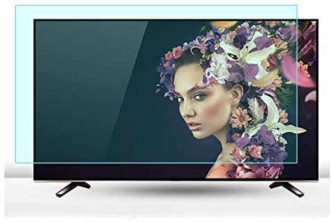 XRRX Anti Blue Light TV Screen Protector - 43-75Inch Anti Glare Filter Film/Guard Against Radiation Protect Eyes and Sleep Better for TCL/Samsung/Curved Screen/Hisense / 50in 1101x620mm