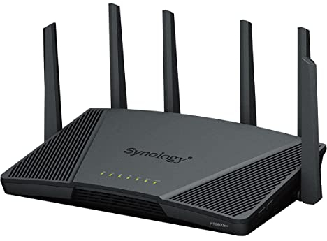 Synology RT6600AX Tri-Band Wi-Fi 6 Router, Schwarz