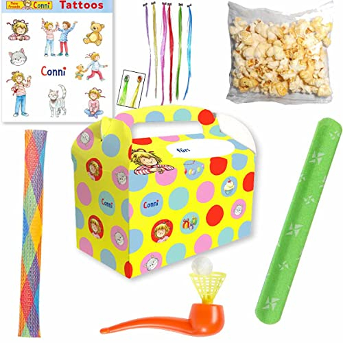 Gefüllte Wundertütenbox * Meine Freundin Conni * // Kindergeburtstag Meine Freundin Conni Mitgebsel // Wundertüte Mädchen