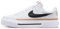 Nike Damen Court Legacy Lift Sneaker, White Black Hemp Team Orange, 44.5 EU