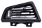 Viviance LHD RHD vorne Mitte links rechts hinten Conditioner schwarz und verchromt Lüftungsgitter Auslassblende kompatibel mit BMW F10 F11 F18 2010-2016 - LHD Black With Chrome Left