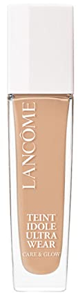 Lancôme Teint Idole Ultra Wear Care & Glow Foundation 310N, feuchtigkeitsspendende Foundation in Beige mit natürlichem Glow-Finish, bis zu 24h Halt, geeignet für alle Hauttypen, 30ml