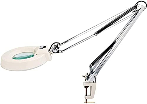 HWSY Lampe à LED Pliante en Verre de Table à Pince pour la Soudure de réparation de téléphone d'horloge de Lecture âgée avec loupe Interesting