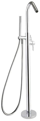 RAMON SOLER 918503MO ADAGIO Grifo Monomando de Columna para Baño-Ducha Con Equipo de Ducha Cromo