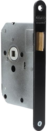 Nemef P000047582-350-100 loopslot 1255/3 zwart Türschloss, Blacks