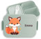 Kinder Bento Box Midi für Mepal Bentobox - Brotbox süßer Fuchs Lunchbox Wildtiere Vesperdose Raubtier I - 900 ml - Sage Grün - brotbüchse krippe brotdose fuchsmotiv name jausenbox pausenbox