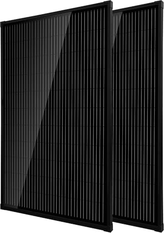 Topsolar Solarmodule 340 (2 x 170) Watt 12/24 Volt Monokristalline Off-Grid System für Häuser, Wohnmobile und Boote…