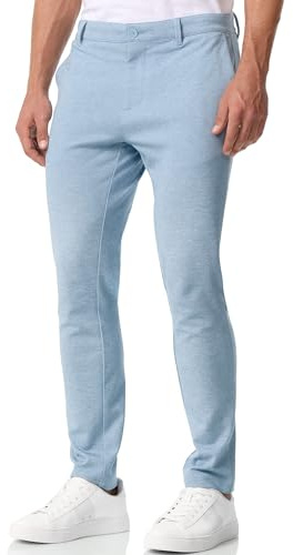 JEFF Herren JFEzra Anzughose Zeitlose Stretch-Stoffhose mit 4 Taschen | Elegante Anzughose mit Stretch und hoher Bewegungsfreiheit, Herrenhose, Stoffhose, Businesshose, Freizeithose für Männer