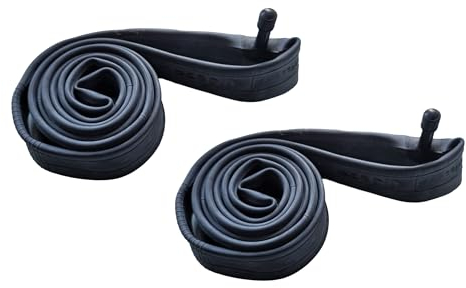 2X Fahrradschlauch 26 Zoll x 1.75/2.125 ETRTO 44-559 Amerikanisches Ventil Mountainbike Rennrad Trekkingrad Schrader-Ventil E-Bike Butyl-Gummi