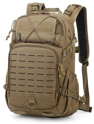 Mardingin 25L MOLLE Taktischer Rucksäcke Cordura Wanderrucksack militär Rucksack Herren Outdoor Reiserucksack Mehrfachfach Reisen molle Trekkingrucksack Für Wandern, Bergsteigen und Reisen Sport