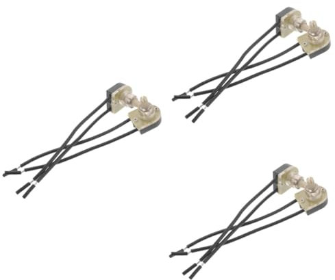 ARTIBETTER 6 Stück Schreibtischlampenschalter Schalter Lampendrehschalter Lichtschalter Lampenschalter Knopf Schreibtischlampen Knopfschalter Dual Draht Knopfschalter