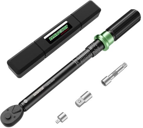 LLAVETOR Lot de 4 clés dynamométriques pour VTT, E-Bike, Moto Maintenance 2,2-25 m.lb
