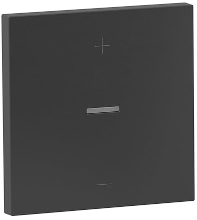 LEGRAND, SEANO Wippe für Tastdimmer in 3-Leiter-Ausführung inkl. Beleuchtungfenster für Status-LED, Farbe: Anthrazit lackiert, 765449