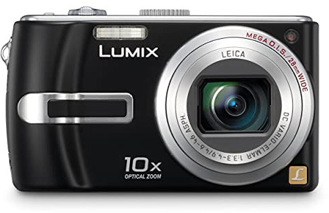 Panasonic Lumix DMC-TZ3 Digital Camera 7.2 Megapixel with 10x Optical Image Stabilized Zoom 3.0-Inch LCD Black (Renewed)