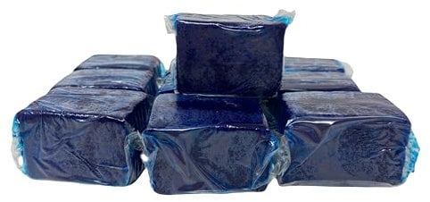 WC Blauspüler Wasserkastenwürfel, 50g, 16er Pack - Spülkasten Tabs für hygienische Frische und strahlende Sauberkeit, färbt Wasser blau, ST Glanzstar
