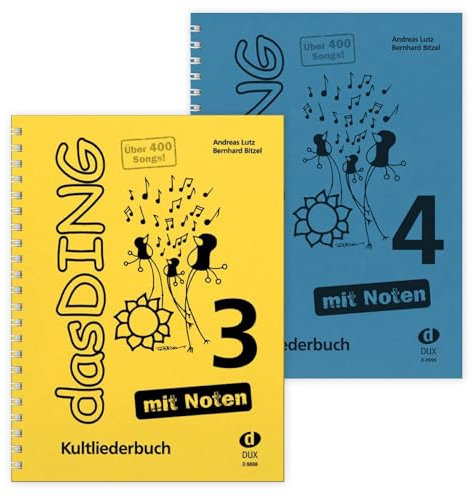 Das Ding mit Noten Band 3 und Band 4 (D 8888, D 9999, 9783868491944, 9783868492477) + Soundman-Notenheft + 2 Notenbleistifte (Starterset)
