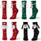 4 Paar Magnetische Weihnachtssocken Für Damen Und Herren - Kuschelsocken Mit Weihnachtsmotiv