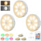 Electight 3 Pezzi Luce a Induzione Interna con RGB, Luce Notturna LED Sensore di Movimento, Adatto Armadietto, Corridoi, Scale