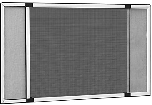 ShGaxin Mosquitera Extensible para Ventanas, Tela Mosquitera, Ventana Mosquitera, Persianas Mosquiteras, Red Mosquitera, Cortina Mosquitera, Blanco (100-193) x75 cm