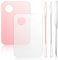 5 Stück Make up Palette Acryl Spatel und Paletten Set Schminkpalette mit Make-up Spatel Kosmetik Mischtablett Makeup Mixing Palette Mehrzweck Mischpalette zum Mischen Kosmetischer Pigmente