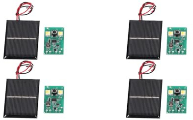 4 Set Solar Light Control Panel Kit LED Licht Controller Board Solar Rasen Licht Control Board für Straßenlaternen 1, 2 V