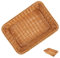 Cabilock Panera Imitación Ratán Canastas De Comida Para Servir Canasta De Frutas Para La Cocina Bandeja Cestas Colgantes De Frutas Canasta De Papa Páginas Light Brown Reutilizable