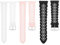 Lamshaw Bracelet Compatible avec ICE-Watch ICE fit 1.0 1.78'' Pouces SmartWatch pour Femmes Filles, Silicone Sport Bracelet Souple Mince Dentelle Respirant Braceletpour (3 Packs-Noir+Blanc+Rose)