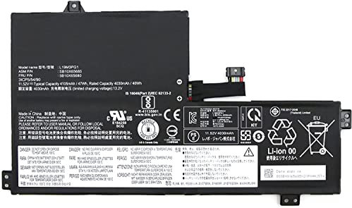 11.52V 47Wh L19M3PG1 L19C3PG1 L19L3PG1 SB10X68685 5B10X65680 5B11A25394 Laptop Battery Compatible for Lenovo 100e 300e Chromebook 2nd Gen en en AST 82CE. Serie