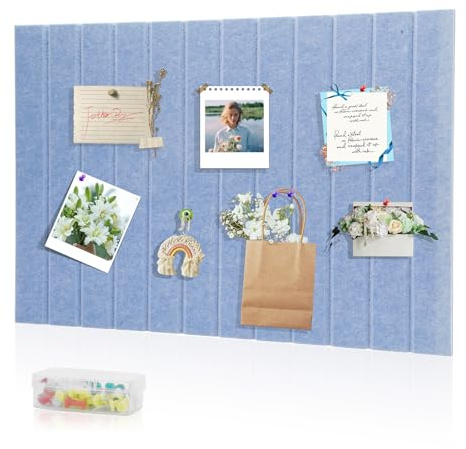Yuragim 60 x 40cm Große Filz Pinnwand, Dekorative Pinnwand aus Filz, 9mm Dicke, Filzboard Memotafeln, faltbare Fototafel Memotafeln Memo Boards Bulletin Board Wanddekoration für Büro,Küche,Fotos Memos