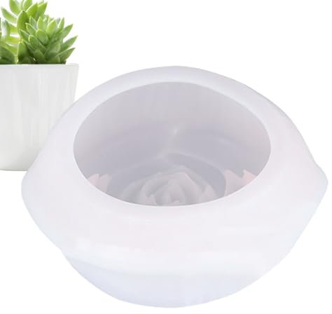 Flower Candle Mold, Silicone Aromatherapy Mould, 3.9x2.83in Scented Craft Maker, Flexible Non Stick Design, Easy Release for Wax, Clay, Gypsum, Cement, Epoxy, Projects
